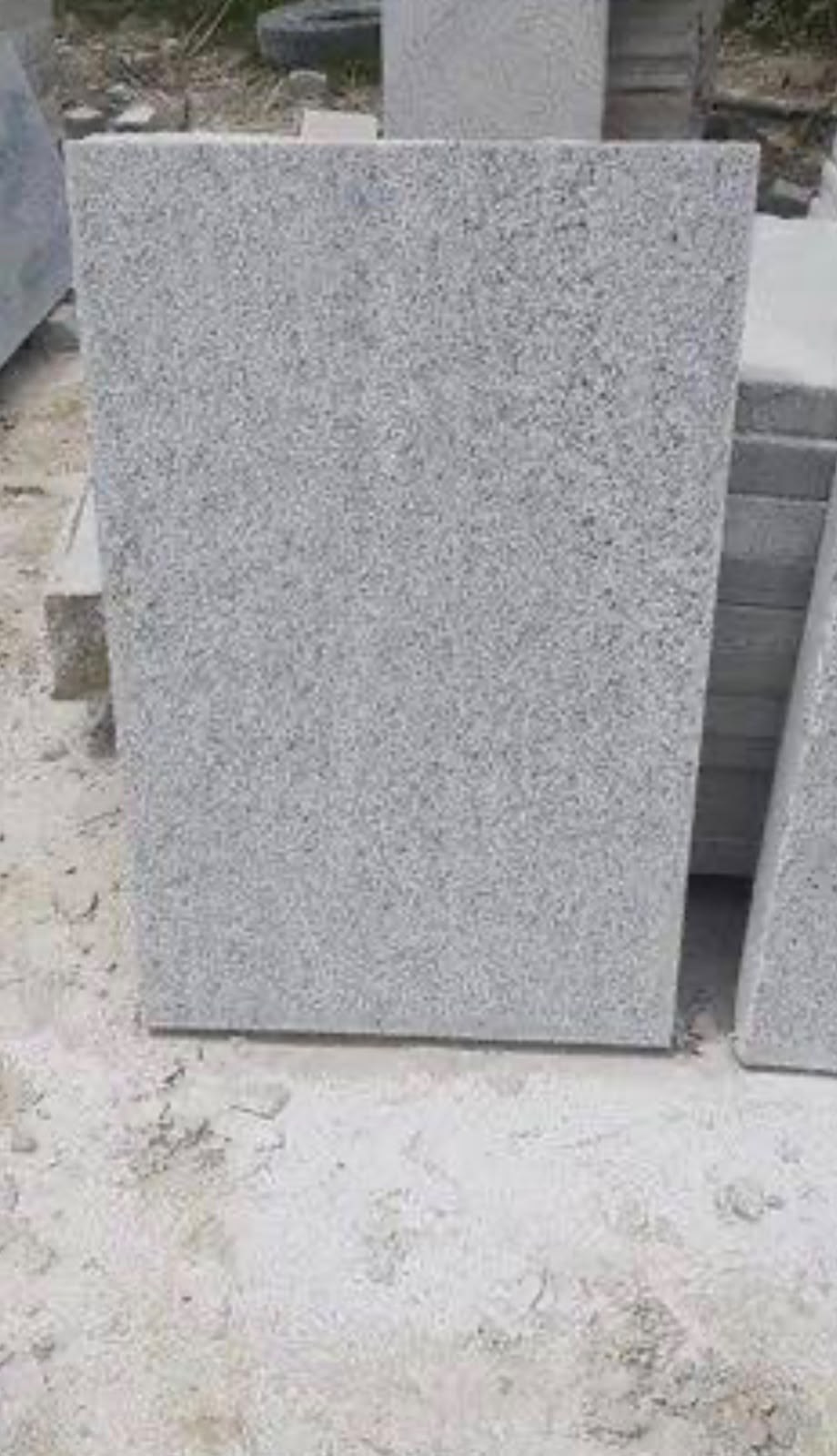 Stacked finished stone